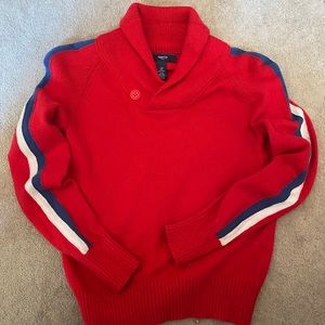 GAPKids cowl neck sweater with stripes Sz S (6-7)